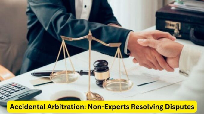 Accidental Arbitration Non-Experts Resolving Disputes Accidental Arbitration: Non-Experts Resolving Disputes